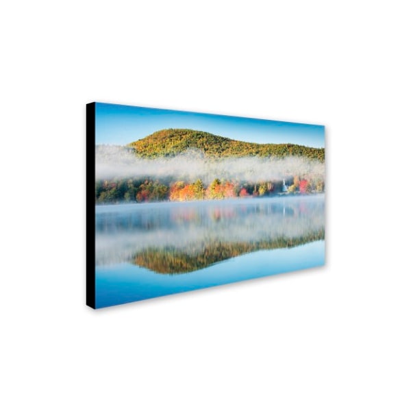 Michael Blanchette Photography 'Fog On Crystal Lake' Canvas Art,30x47